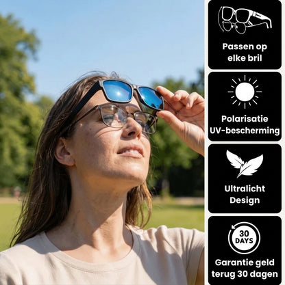 SunVo zonneclip 2-in-1 voor brillendragers